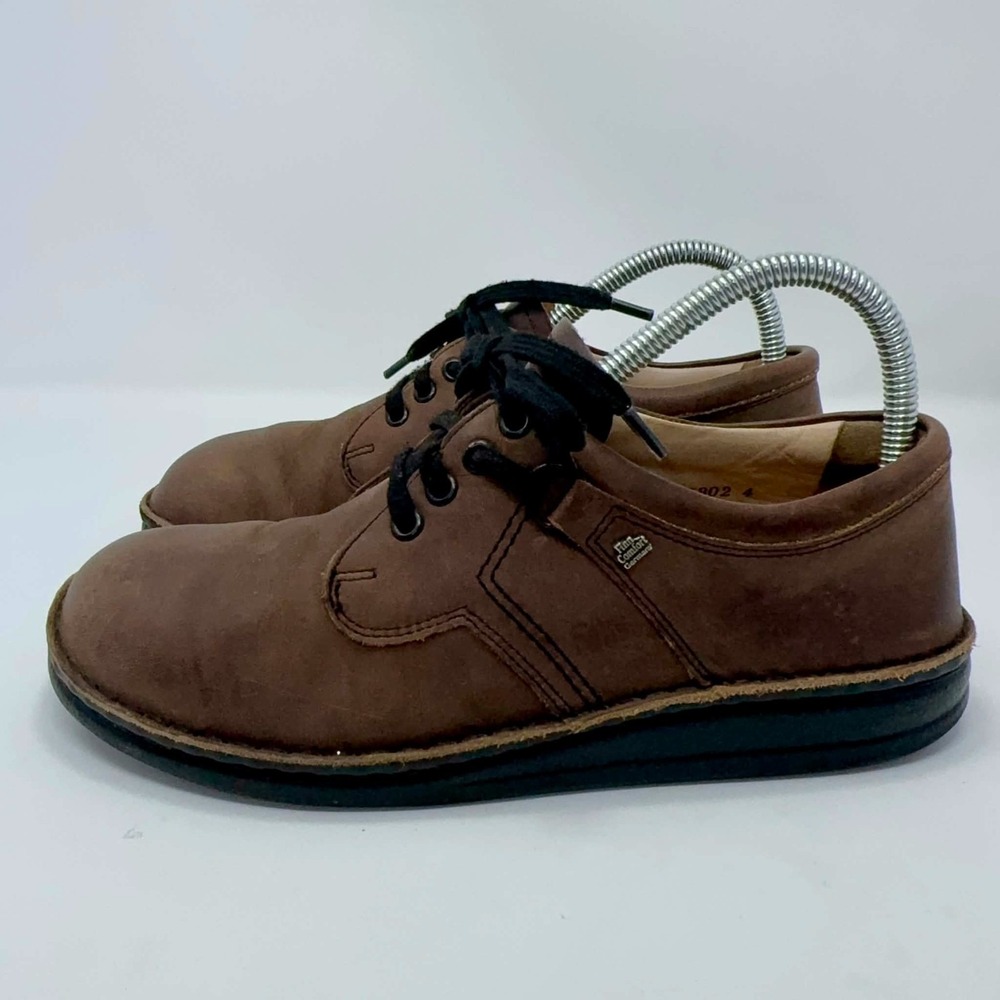 Finn‎ Comfort 5836802 Vaasa Brown Nubuck Leather Comfort Oxford Shoes Womens 7.5